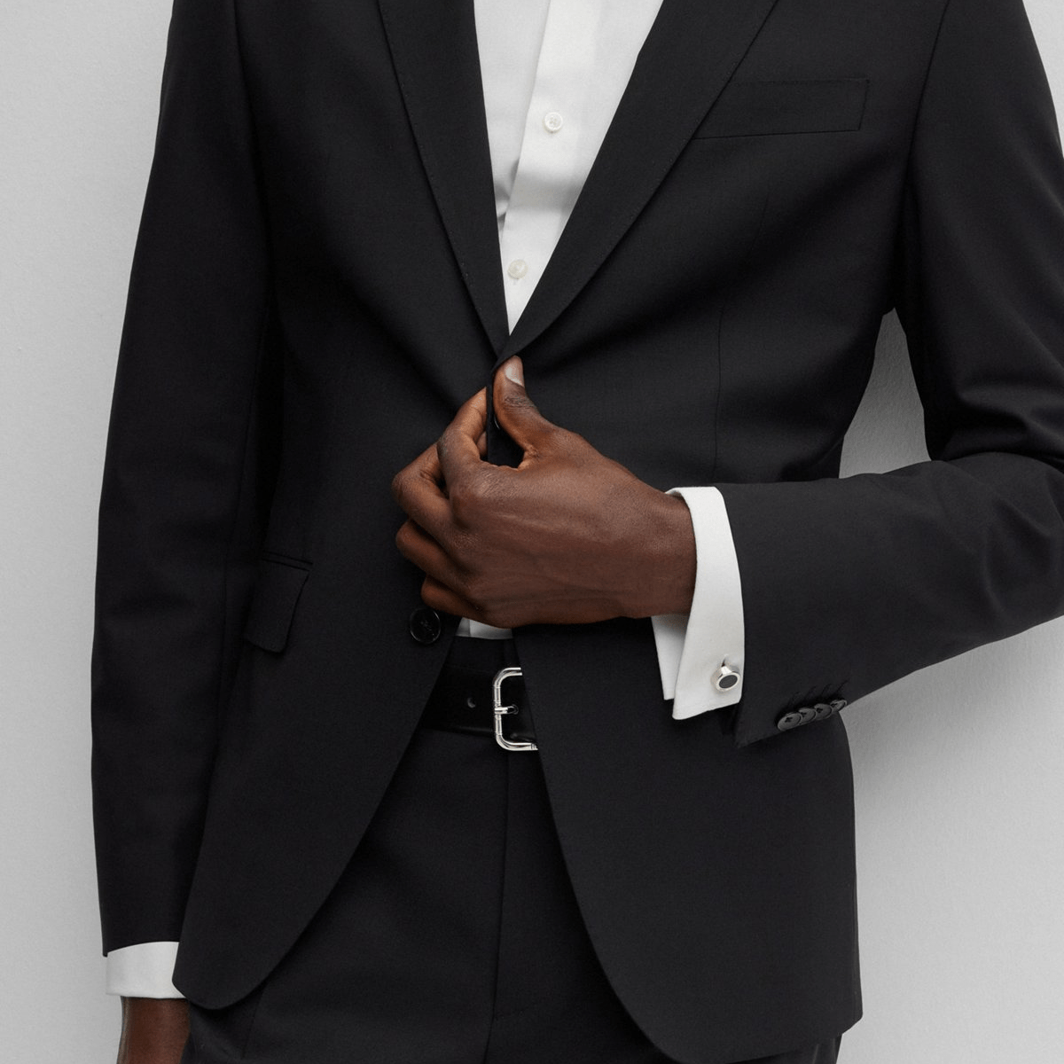 Boss Simony Cufflinks in Black