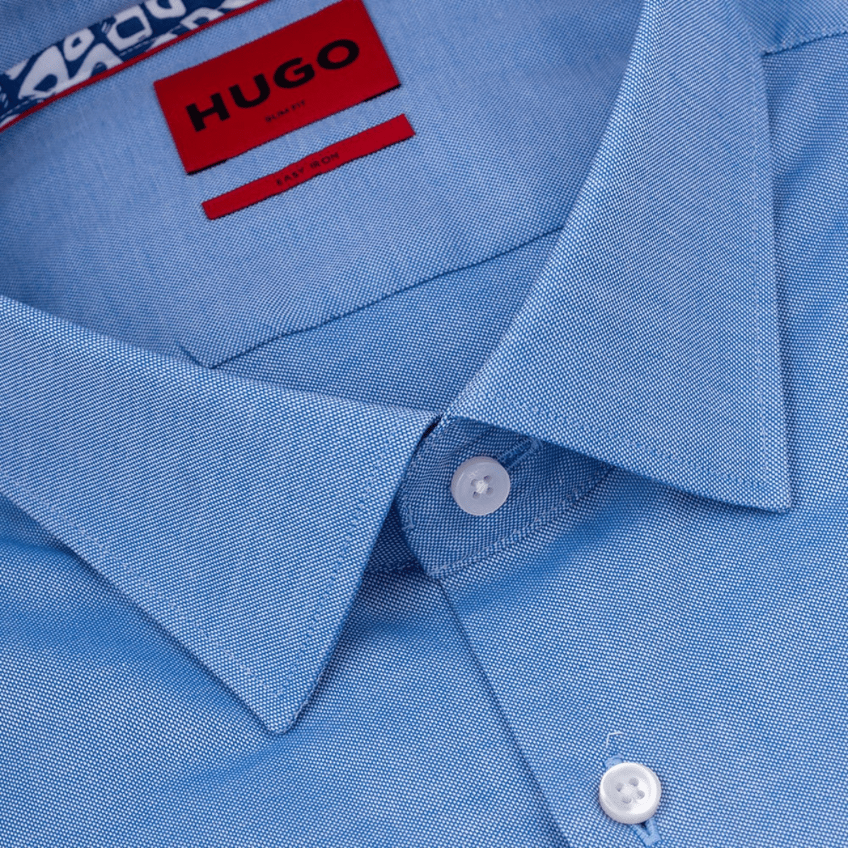 Hugo Mens Slim Fit Koey Shirt in Light Blue