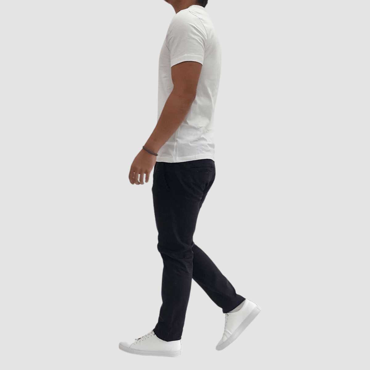 Jenson Slim Fit Jim Chino Pant in Black