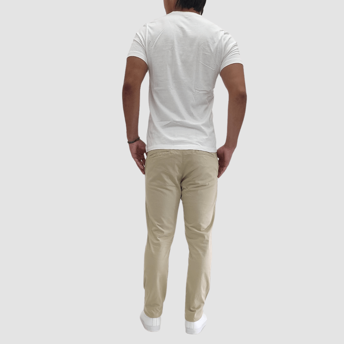 Jenson Slim Fit Jim Chino Pant in Sand