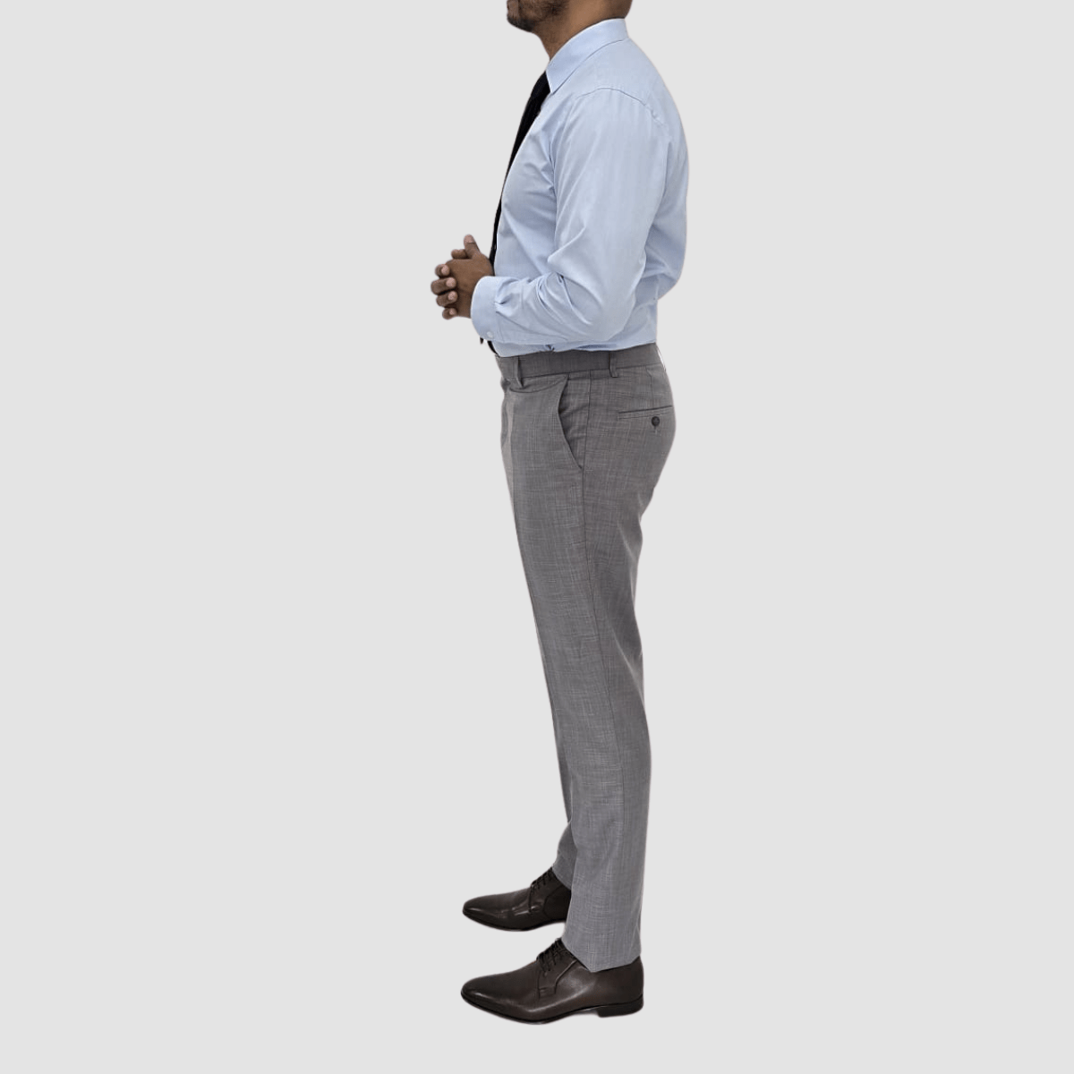 Jenson Slim Fit Penn Suit in Grey - Big Man Sizes