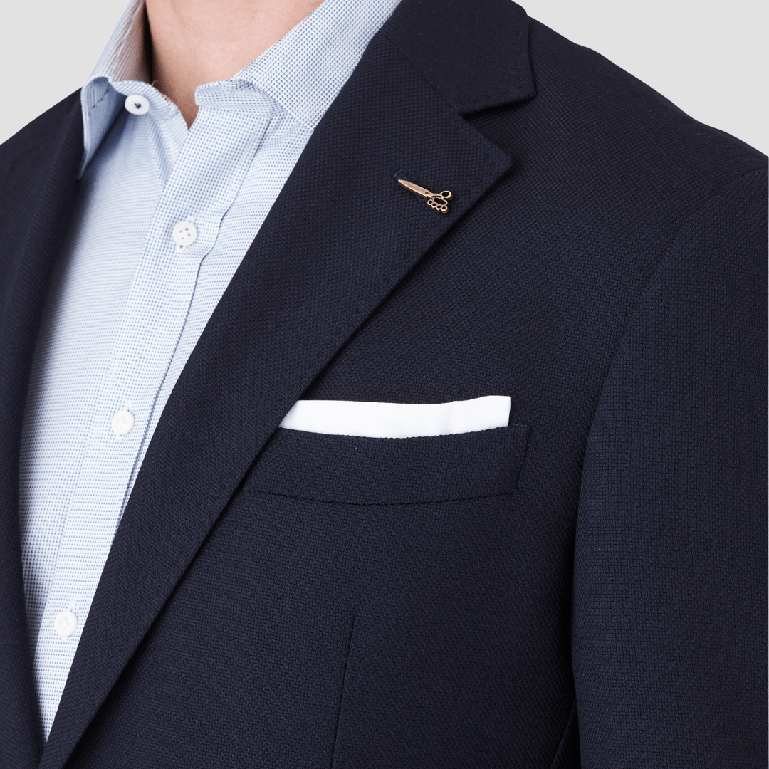 Joe Black slim fit guard sports jacket in navy