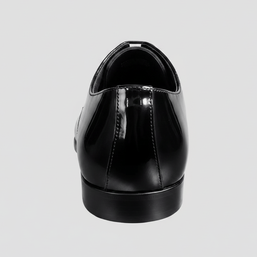 Multi-Fit Black Patent Lace Up Shoe by Martino Carolus