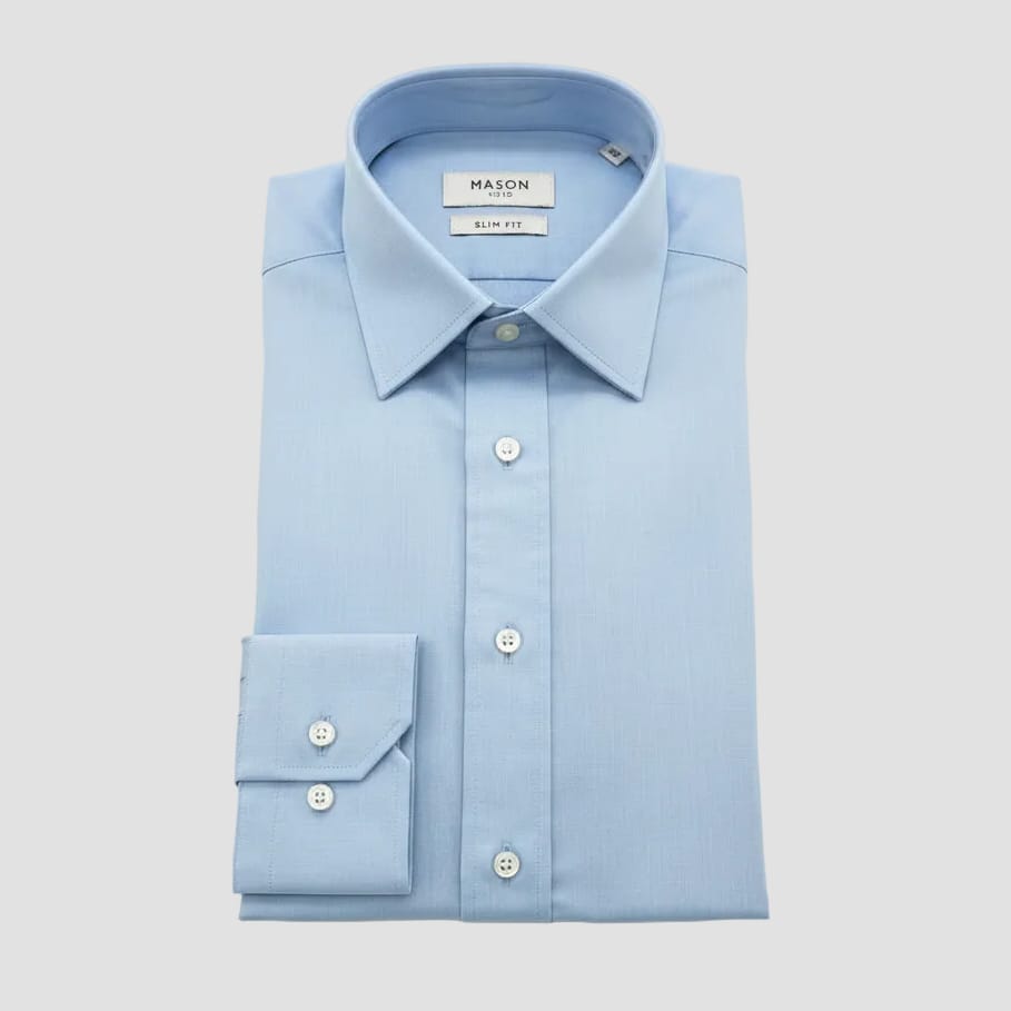 Mason Road Slim Fit Shirt in Blue