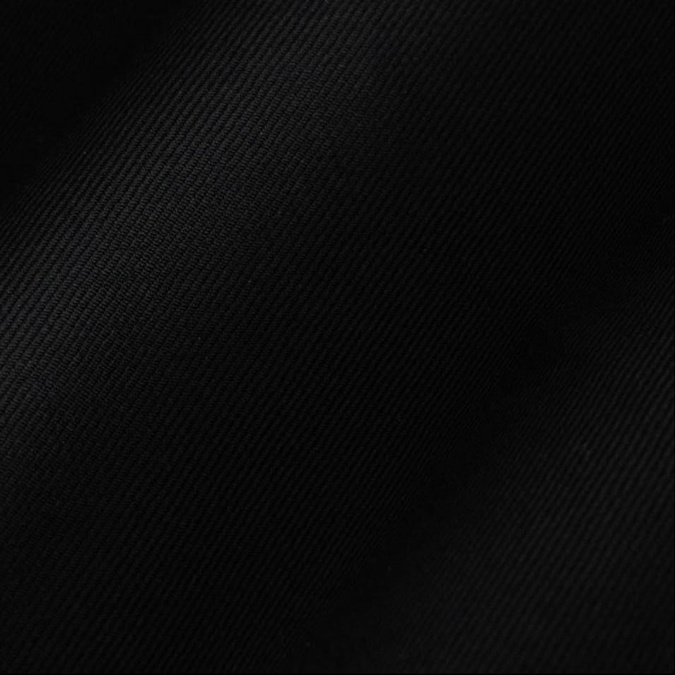 Rembrandt Jet Black Wool Fabric