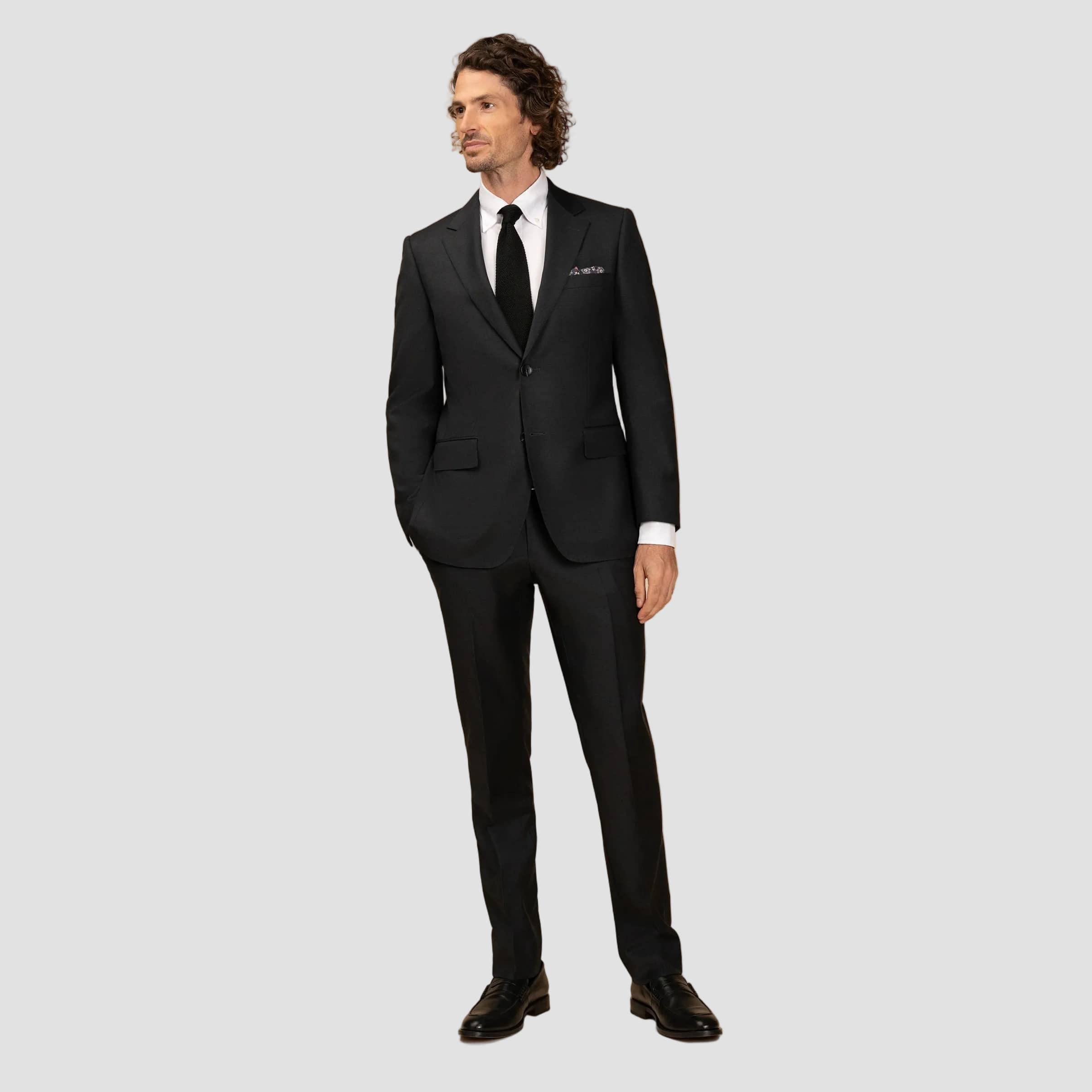 Rembrandt Cooper Twill Suit in Charcoal