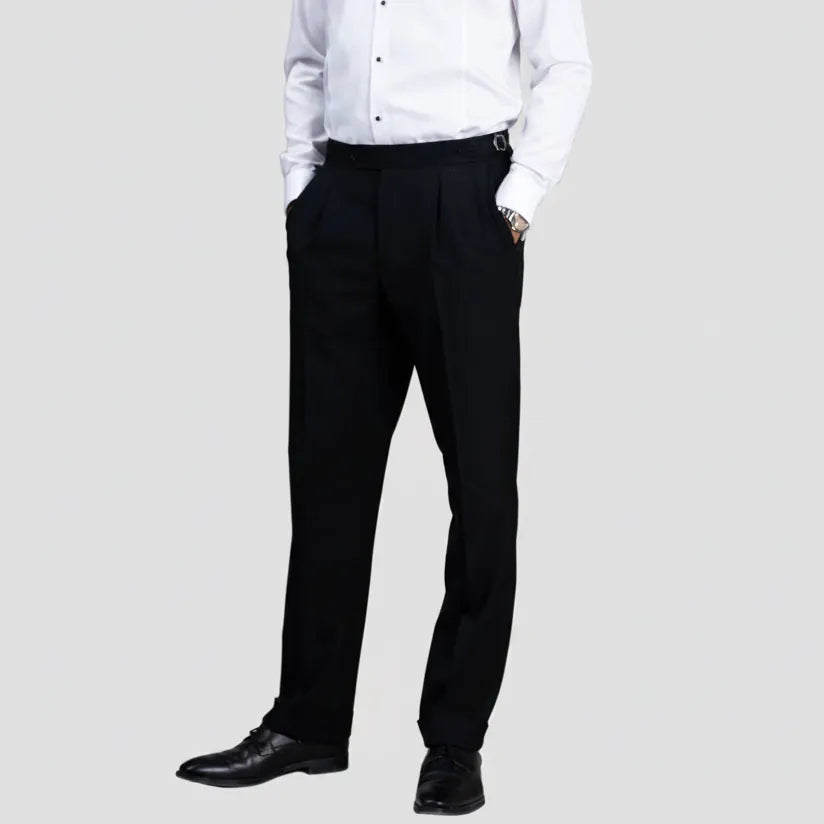 Rembrandt Evans Trouser in Jet Black
