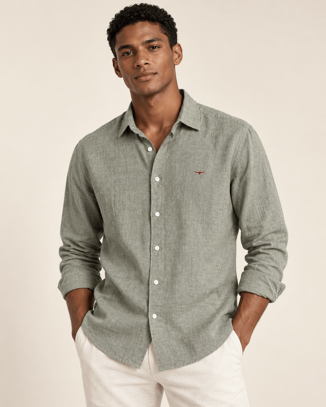 sage linen rm williams shirt