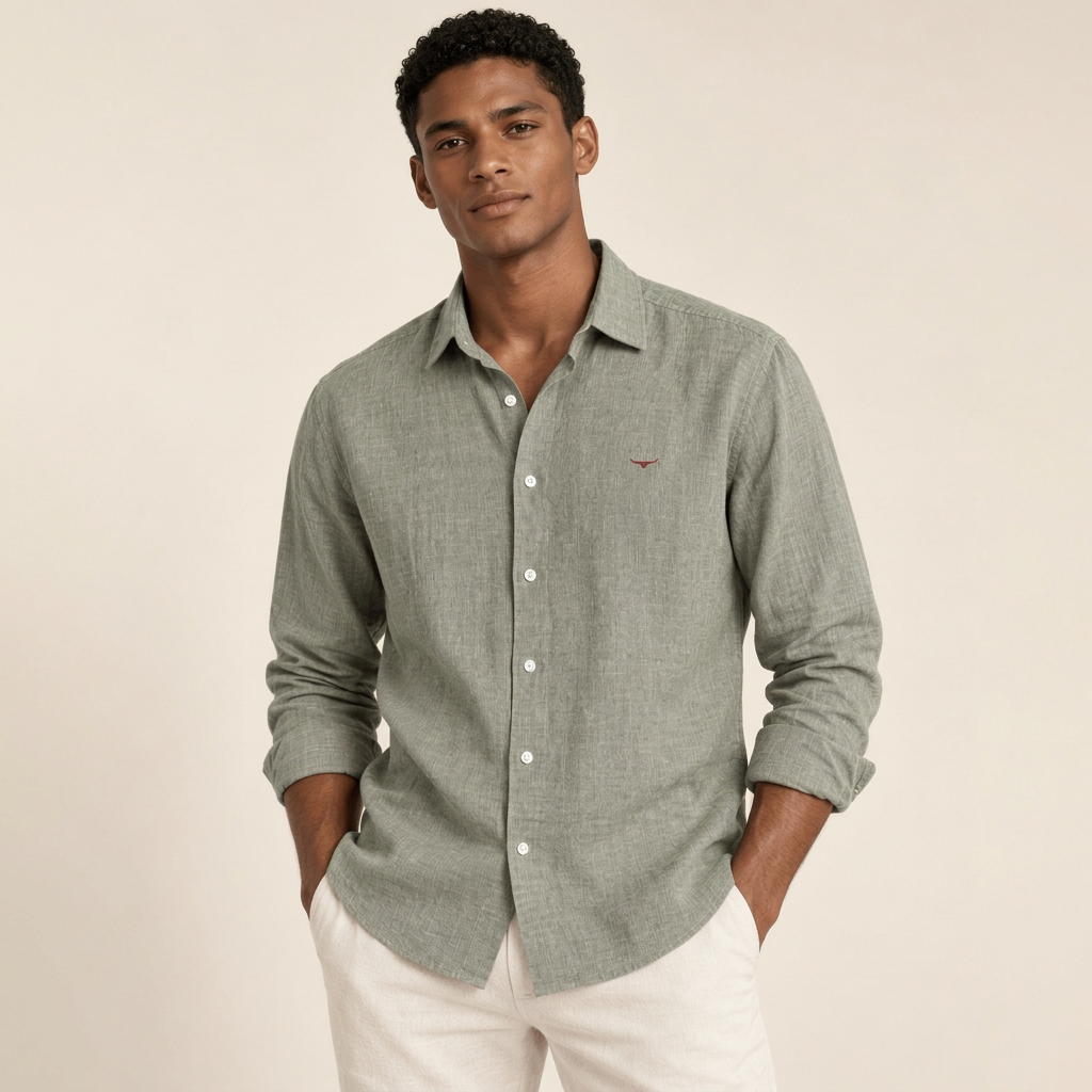 sage linen rm williams shirt