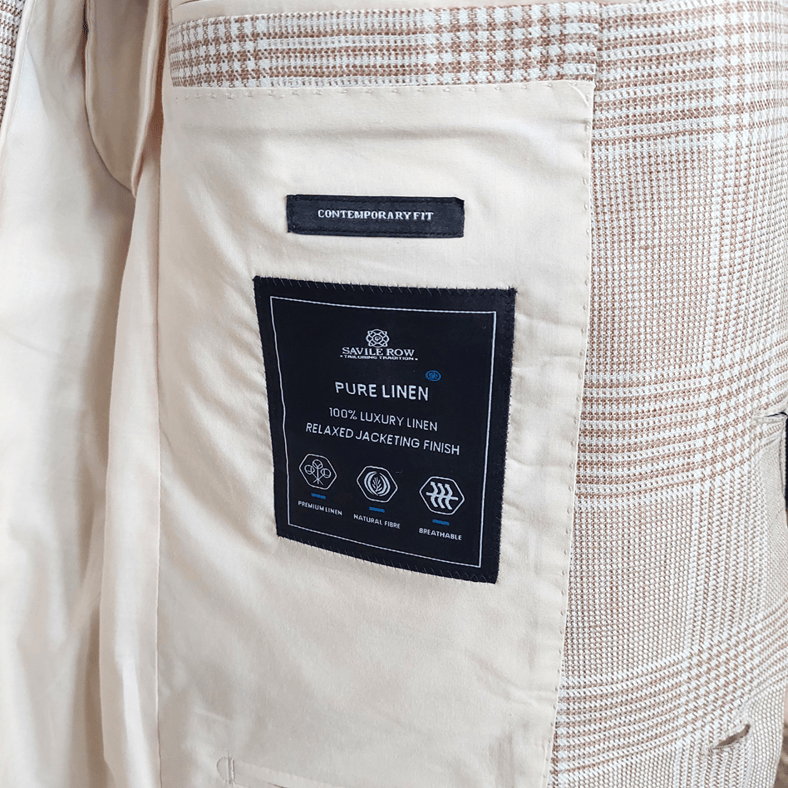 Abram Sports Jacket in Beige by Savile Row