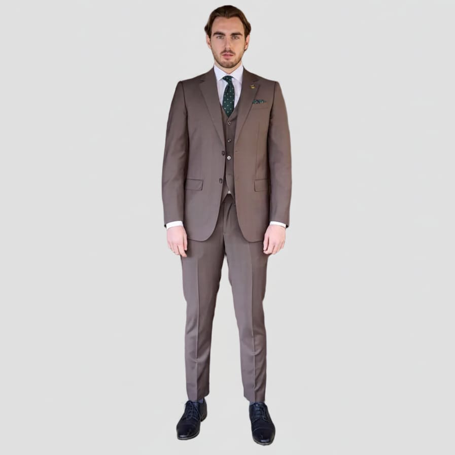 Savile Row Abram Paz Suit in Brown