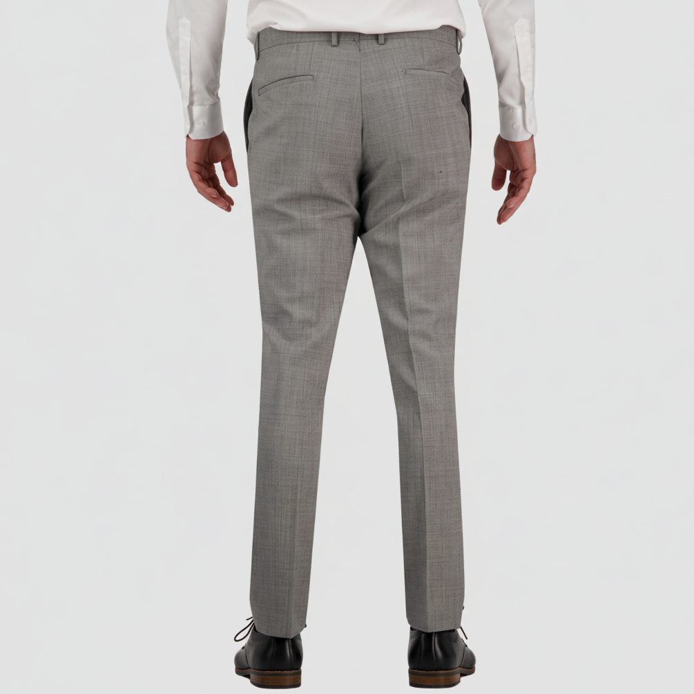 Chrome slim fit performance suit trouser by Savile Row.