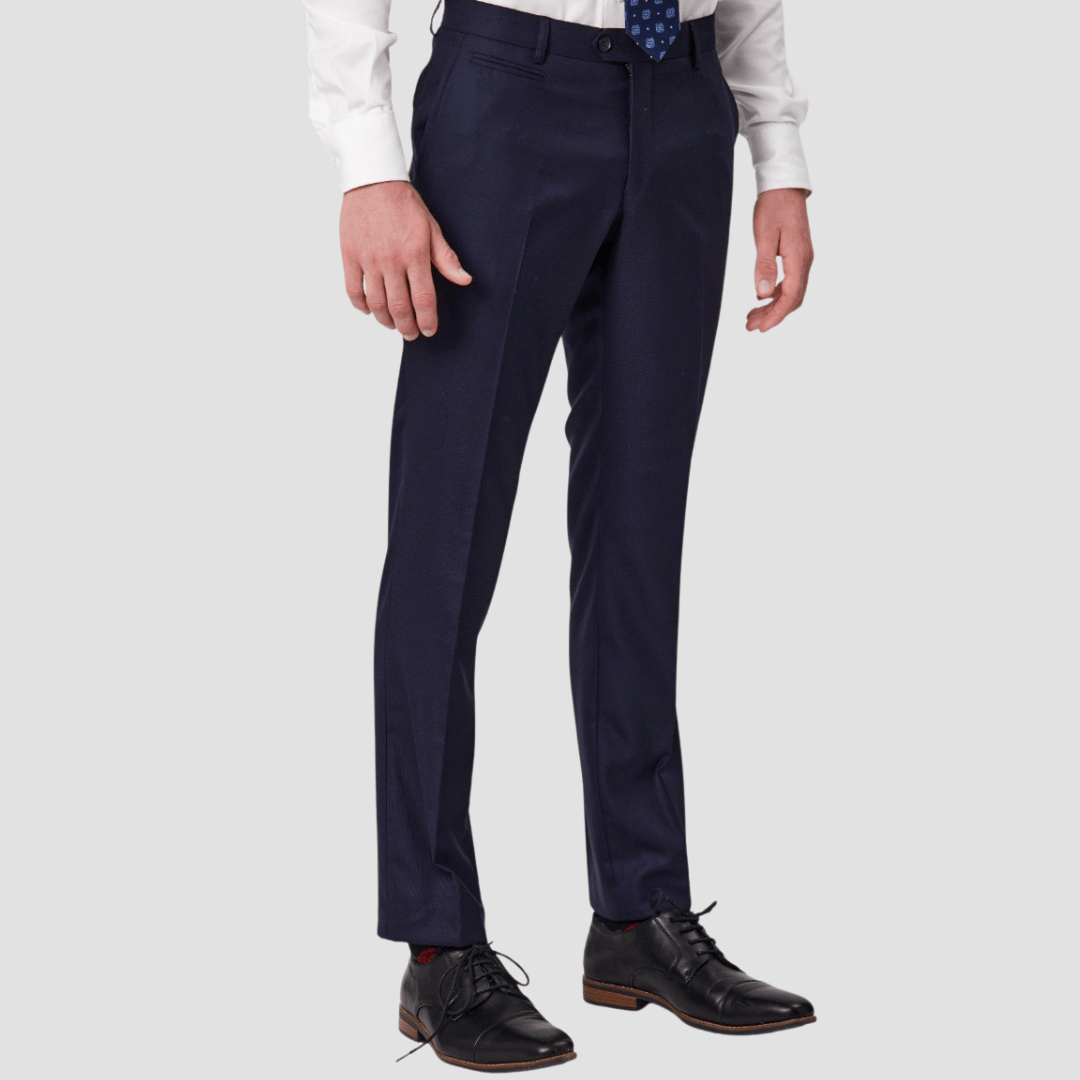 Navy blue dress pants by Savile Row