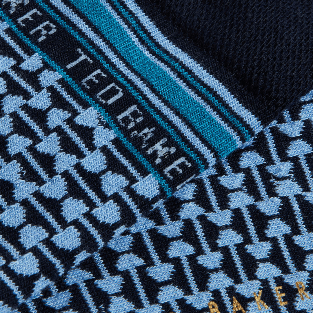 Ted Baker Bakeing Men's Organic Cotton Socks in Blue