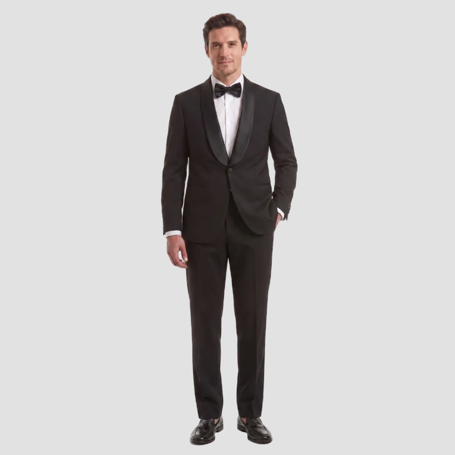 Ted Baker Men's Slim Fit Saatchi Tuxedo in Black Australian Merino Wool