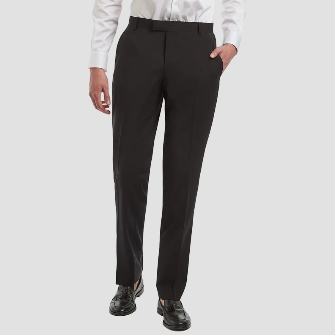 Ted Baker Saatchi Tuxedo in Black, crafted from premium Merino wool for a sleek, modern look.