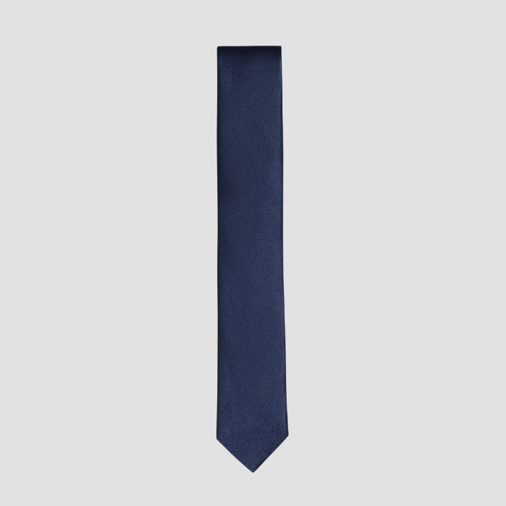 Ted Baker Moorez Ottoman Silk Tie in Navy