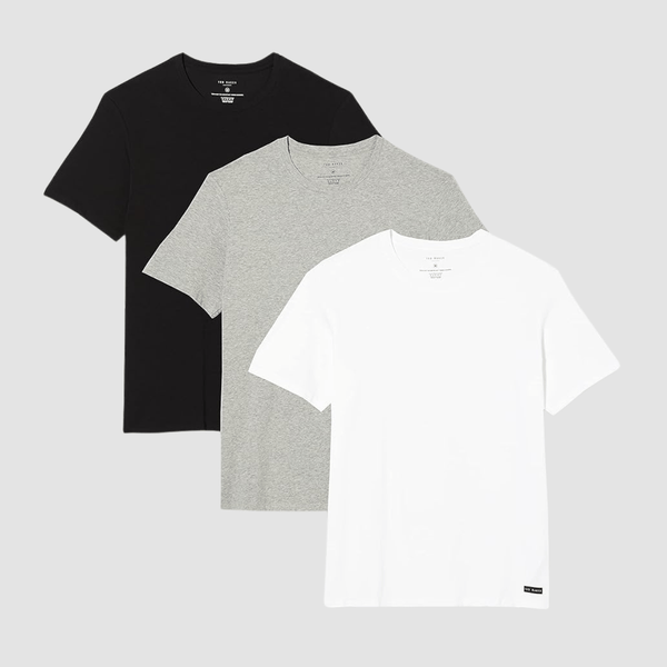 Calvin Klein Underwear 2 PACK CREW NECK T SHIRTS MODERN COTTON STRETCH - Hemd - black/zwart Calvin Klein Underwear 2 PACK CREW NECK T SHIRTS MODERN COTTON STRETCH - Hemd - black/zwart