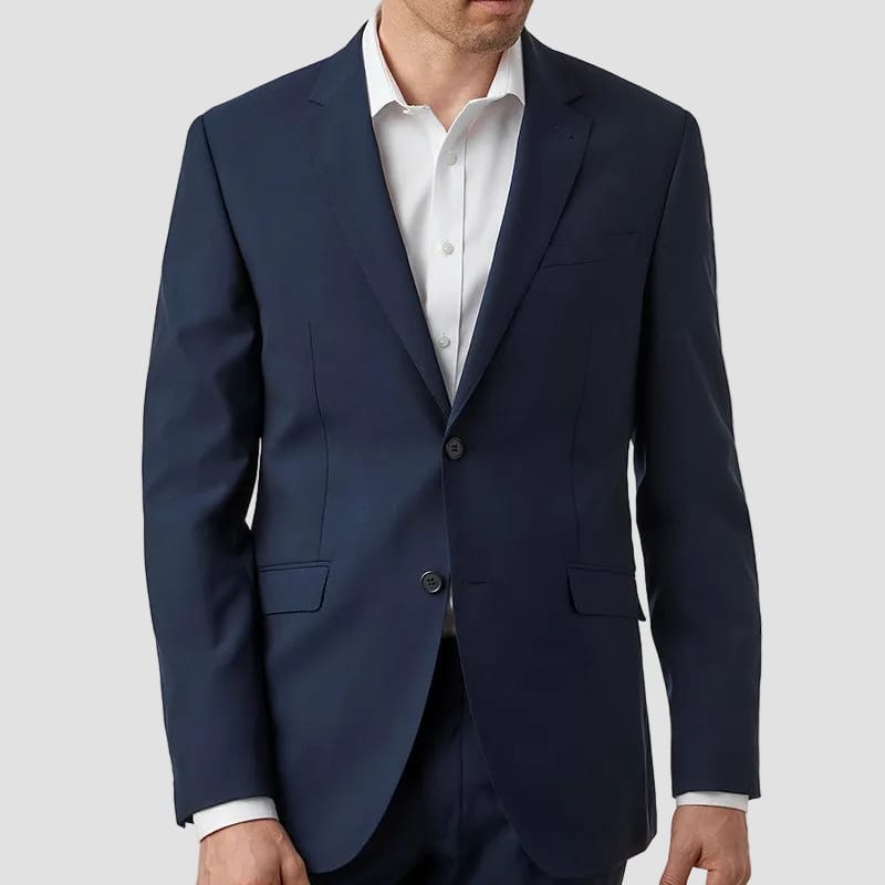 Blue suit jacket