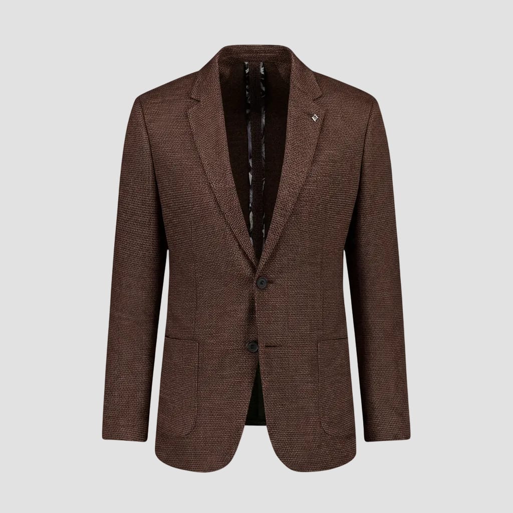 Brown blazer on a white background