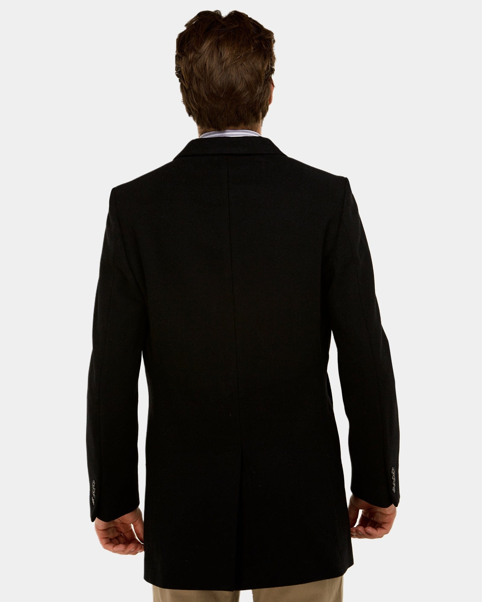 Brooksfield Wool Blend Short Overcoat