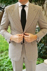 OTAA - black linen necktie