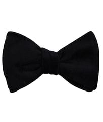 OTAA - bond black velvet self bow tie