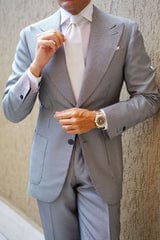 OTAA - dry khaki white linen tie