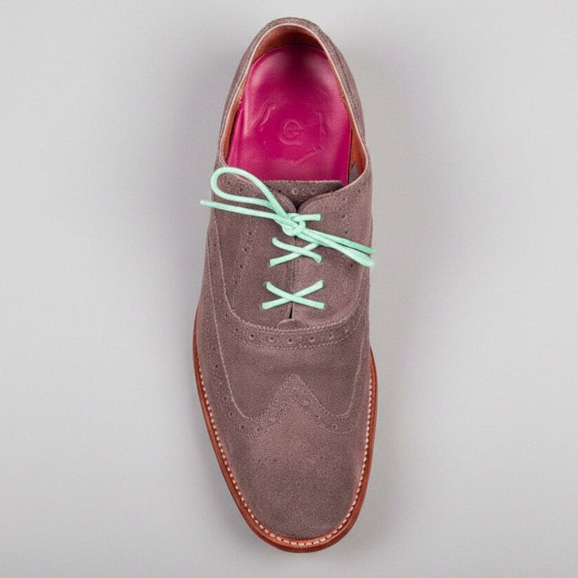 Lachie Mint Green Colour Shoelaces from Mavericks Laces