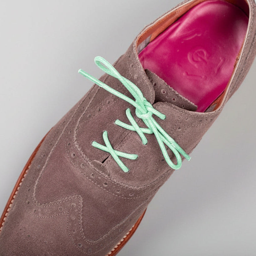 Lachie Mint Green Colour Shoelaces from Mavericks Laces