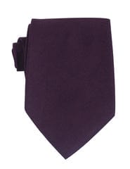 OTAA - purple plum slub linen necktie