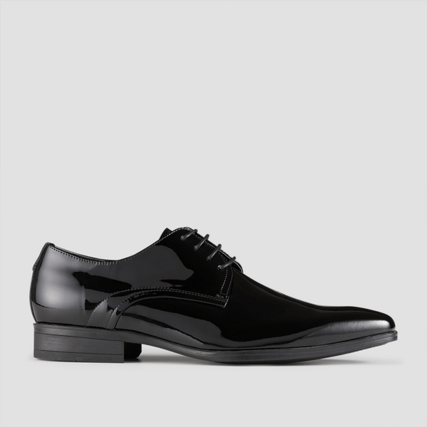 AQ By Aquila Brookwell Patent Dress Shoes in Black – Mens Suit