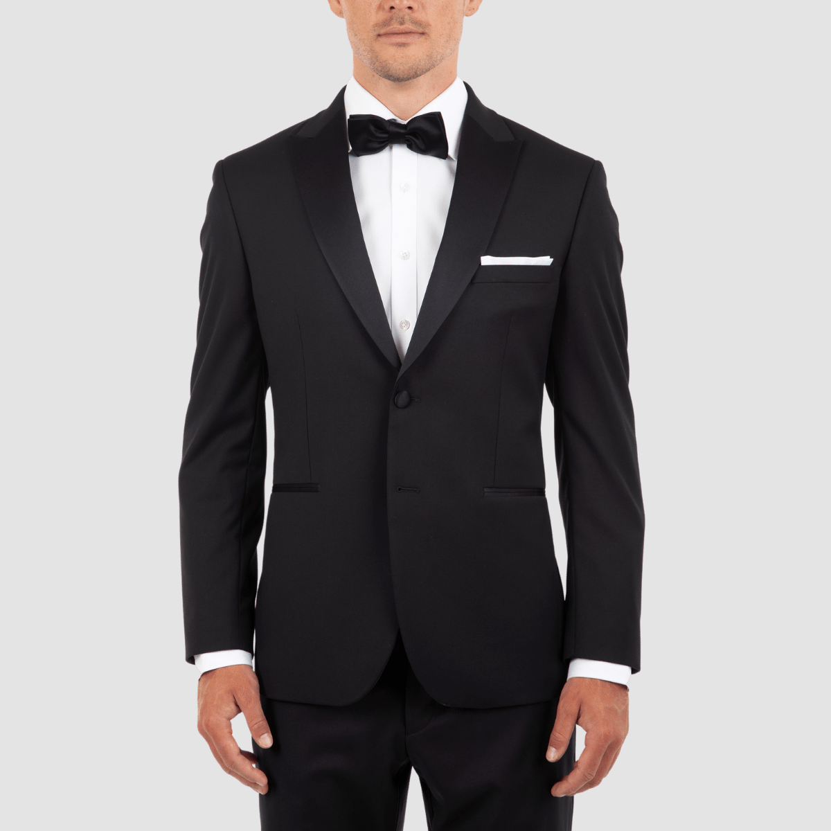 atlas peak satin lapel tuxedo by cambridge