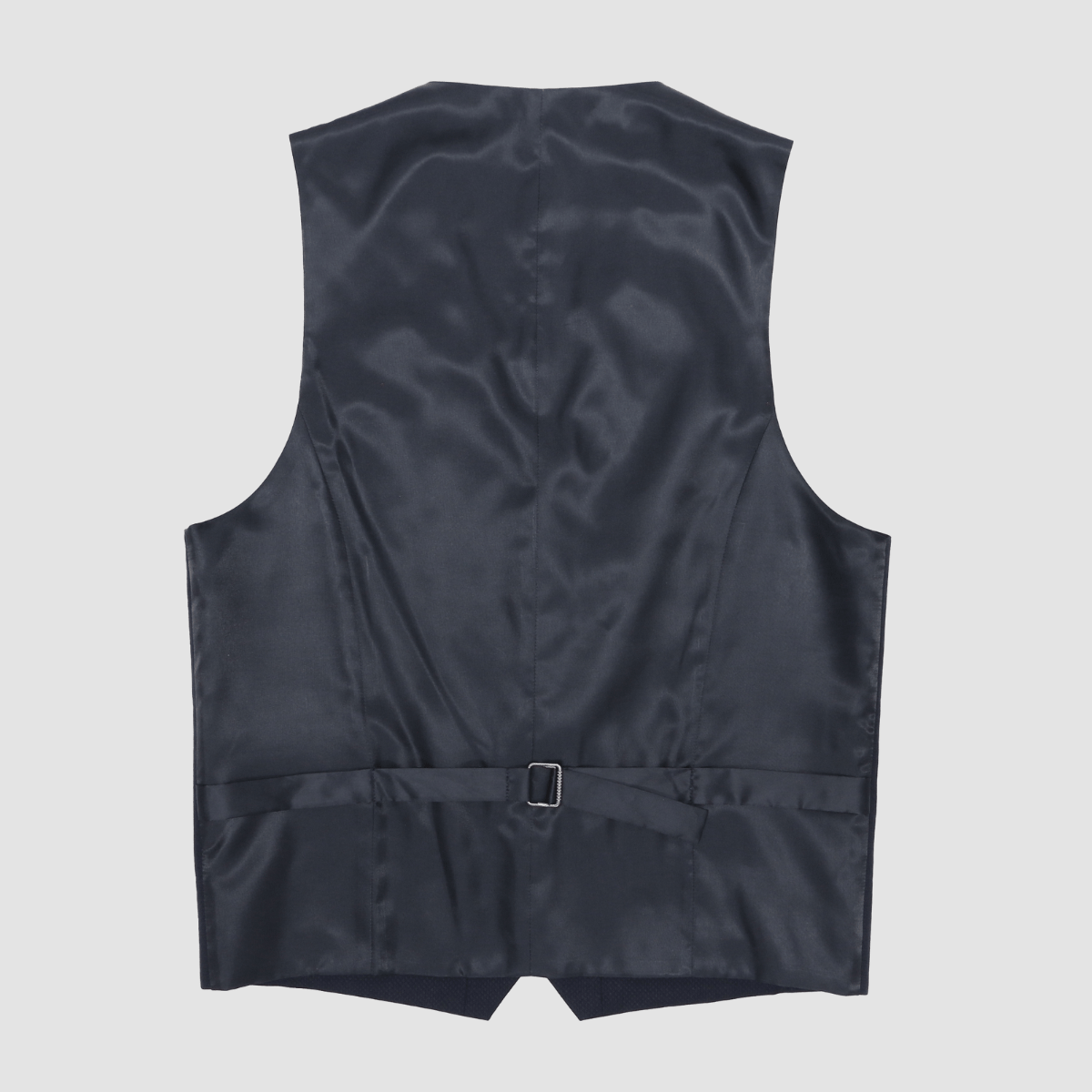 back of the mens ryan vest in navy blue