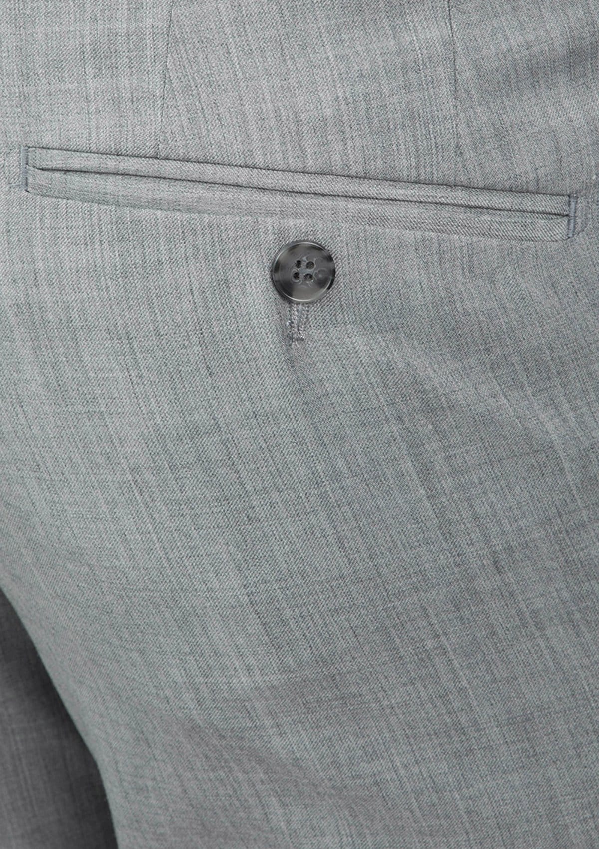 Cambridge classic fit jett trouser in grey FCG280
