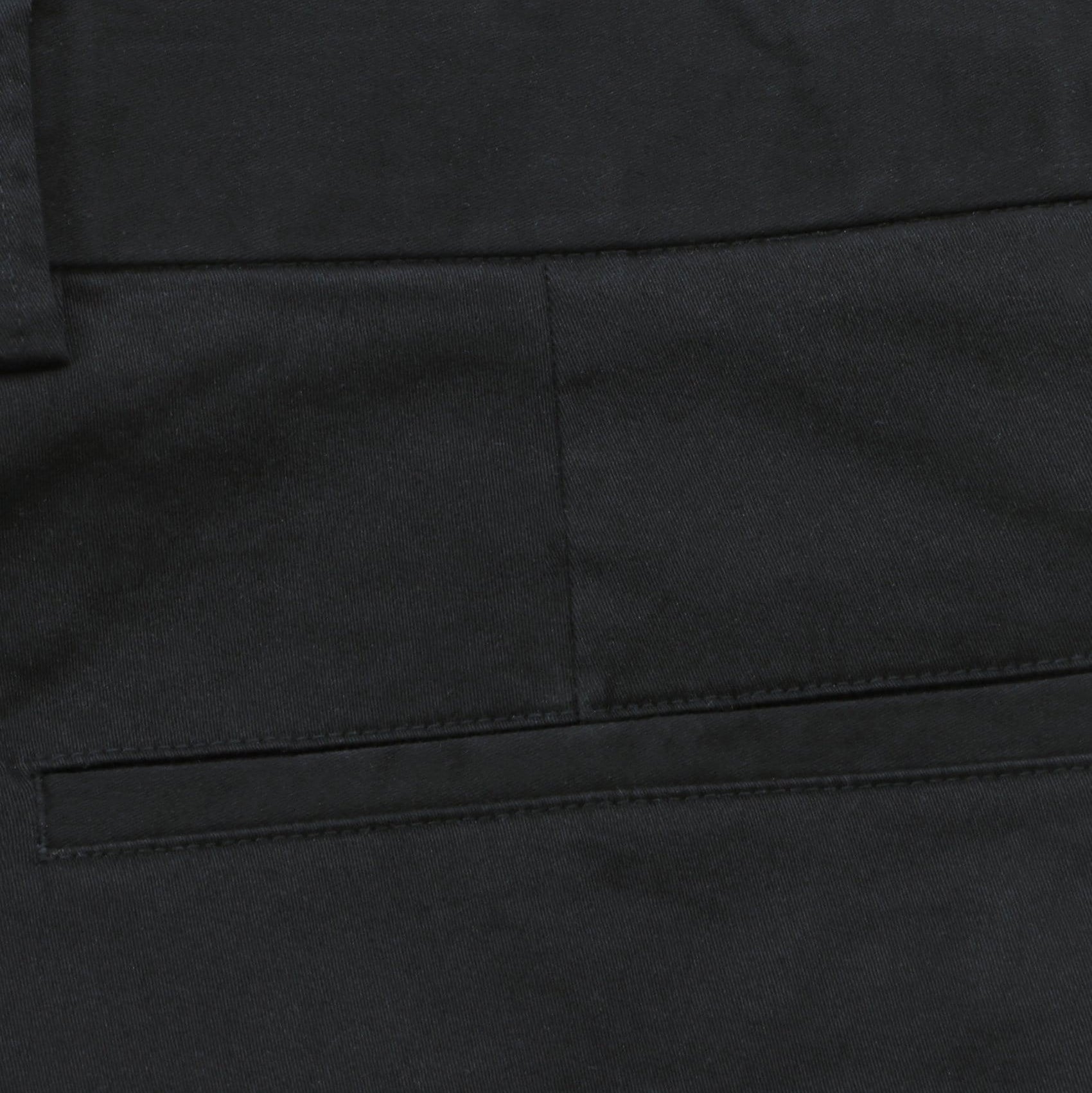 Men’s Slim Fit Chino in Black by Daniel Hechter, crafted in stretch cotton.