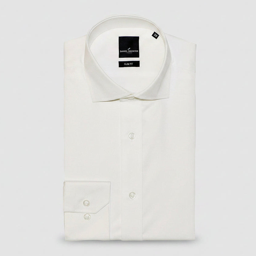 Men's Jacque Business Shirt in Cream by Daniel Hechter
