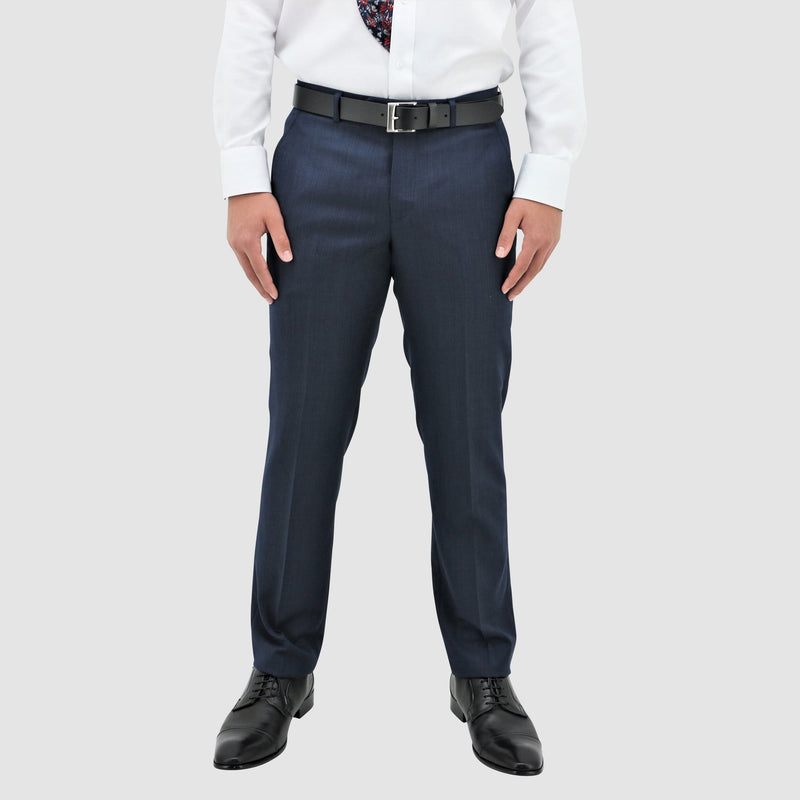 the matching trousers for the Daniel Hechter classic fit michel suit in blue pure wool STDH101-12