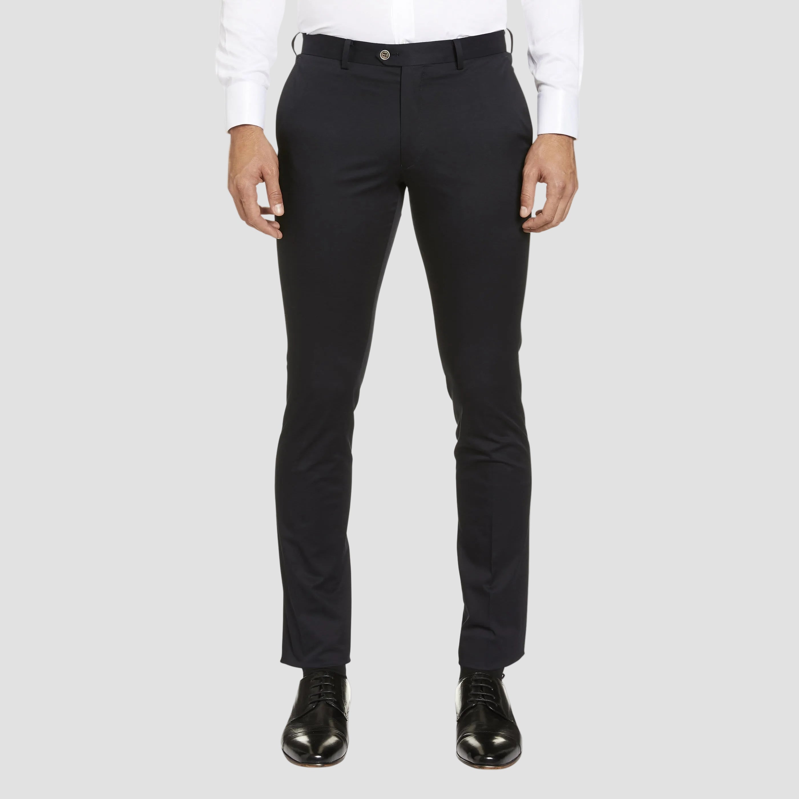 the Studio Italia slim fit chino in navy cotton stretch ST-373-11
