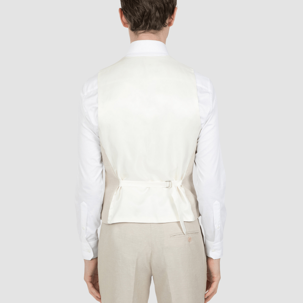 uber stone nick beige sand vest menswear and suits for weddings and business meetings