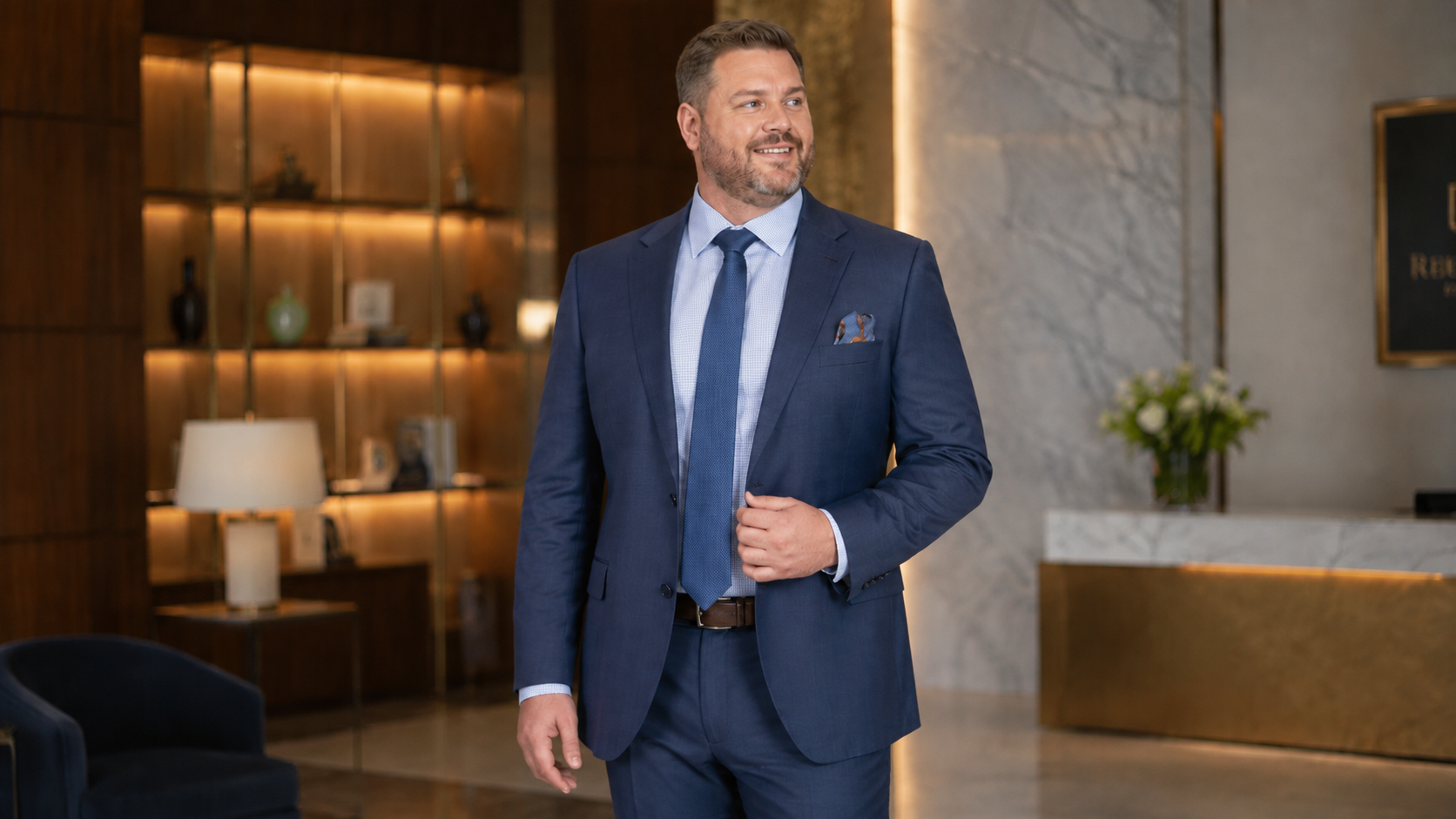 Big Men's Suits, Shirts, and Trousers