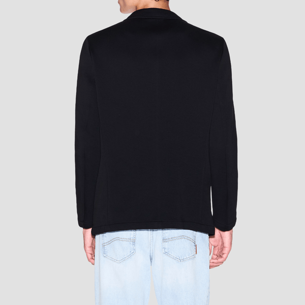 Armani Mens Single Breasted Two Button Jacket in Black
