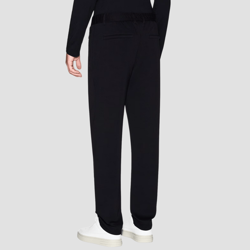 Armani Mens Trousers With Zip Pockets in Black