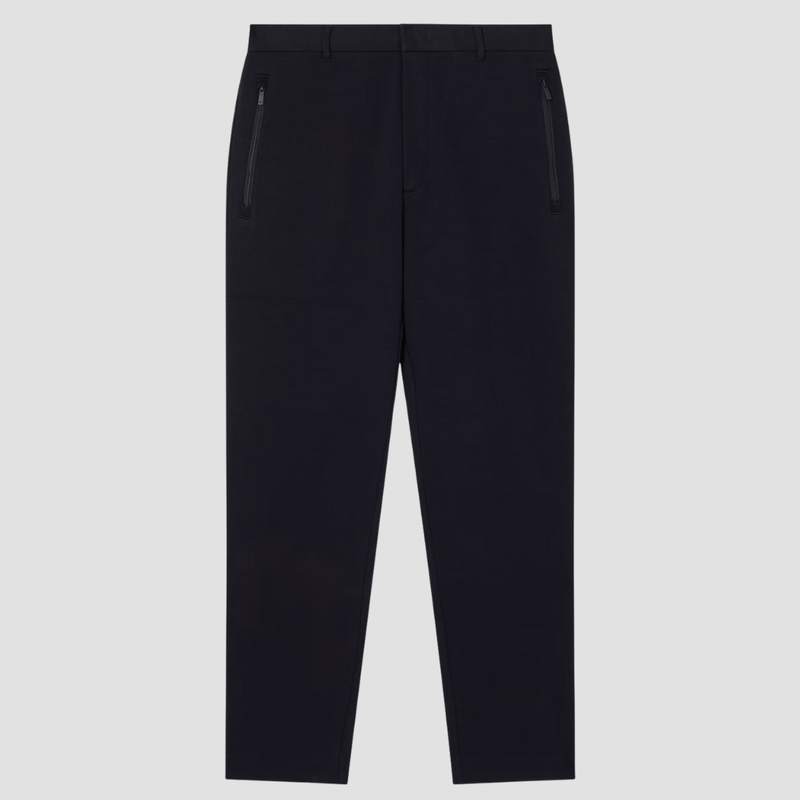Armani Mens Trousers With Zip Pockets in Black