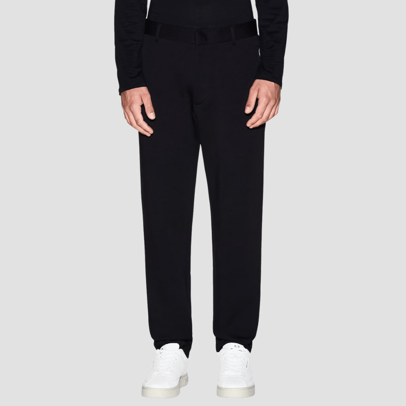 Armani Mens Trousers With Zip Pockets in Black