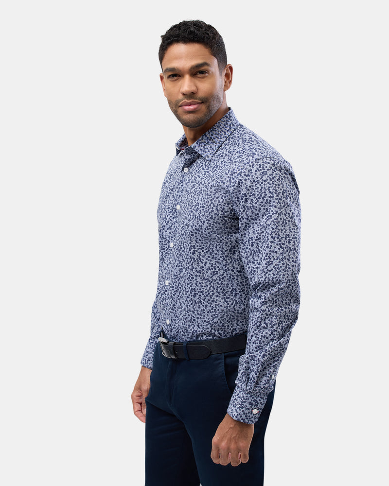 Brooksfield Easy Care Regular Fit Shirt in Navy