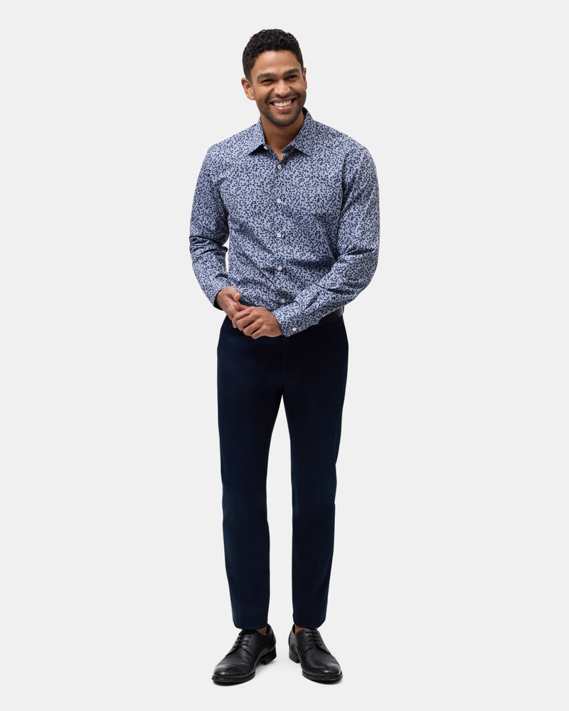 Brooksfield Easy Care Regular Fit Shirt in Navy