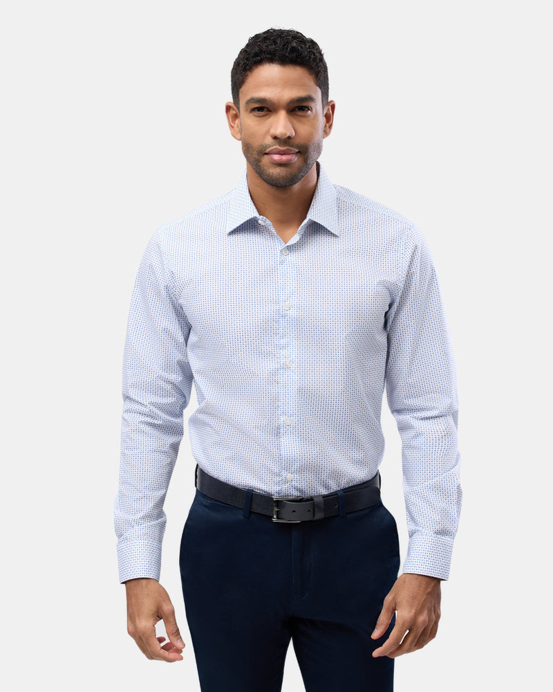 Brooksfield Easy Care Regular Fit Shirt in Light Blue