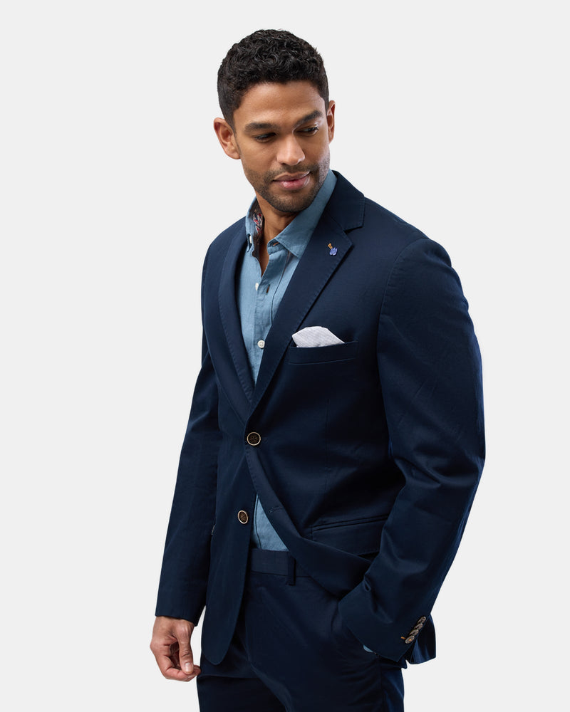 Brooksfield Mens Unstructured Sports Jacket in Navy Mens Suit Warehouse Melbourne