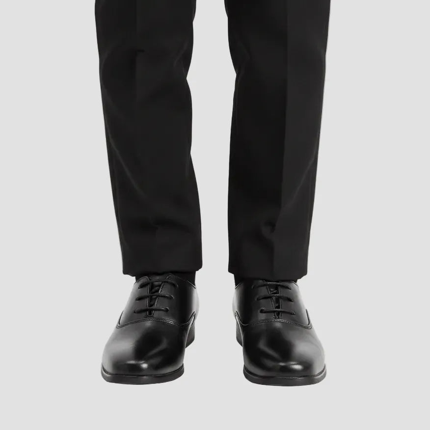 Bicester Kids Dress Shoes in Black